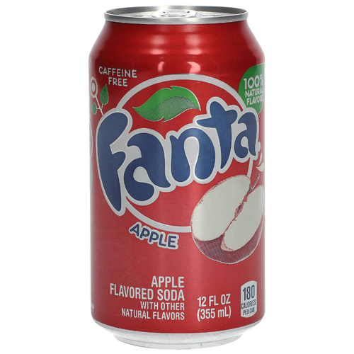 USA Fanta Apple 355ml x 12