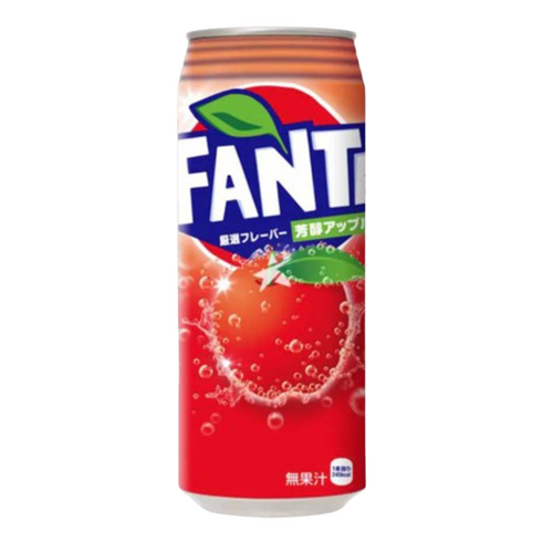 Japanese Fanta Red Apple 500ml x 24