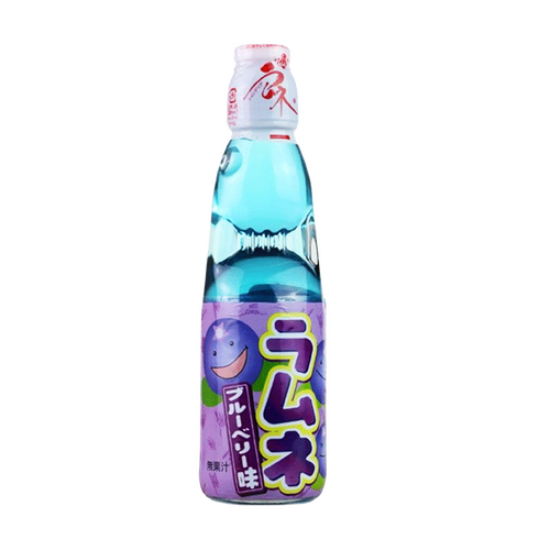 Japanese Hata Ramune Drink Blueberry 200ml x 30