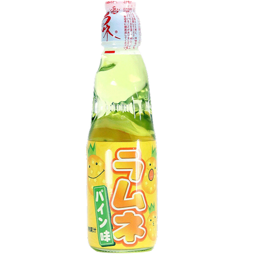 Japanese Hata Ramune Drink Pineapple 200ml x 30