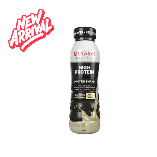 Musashi High Protein Vanilla Milkshake 375ml x 6