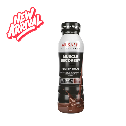 Musashi Protein Shake Chocolate Muscle Recovery 375ml x 6