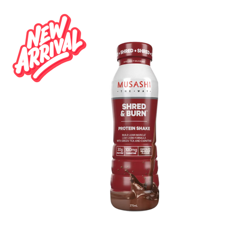 Musashi Protein Shake Chocolate Shred and Burn 375ml x 6