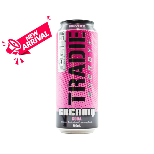 Tradie Energy Drink Creamy Soda 500 ml x 12