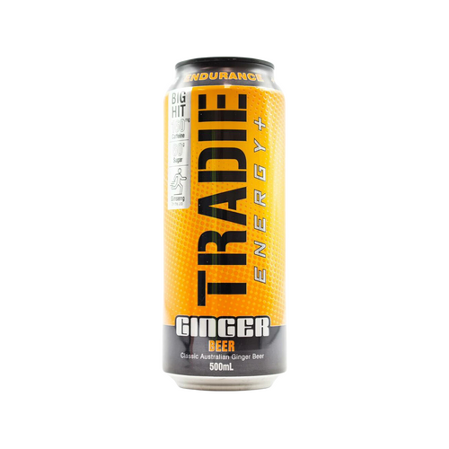 Tradie Energy Drink Ginger Beer 500 ml x 12