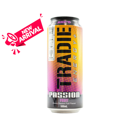 Tradie Energy Drink Passion Fruit 500 ml x 12