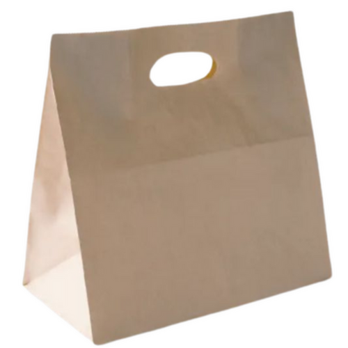 Paper Carry Bag Brown Die Cut Handle x 500