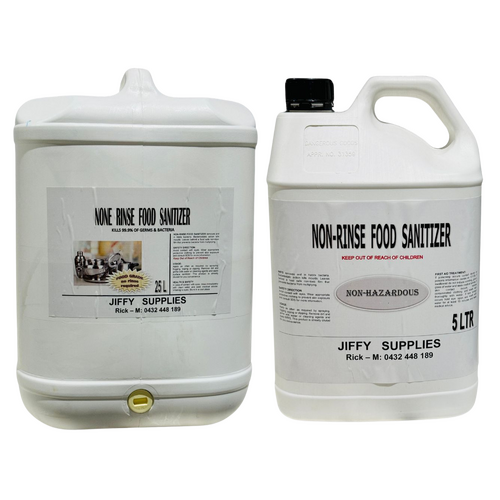 Non Rinse Food Sanitizer 5L & 25L