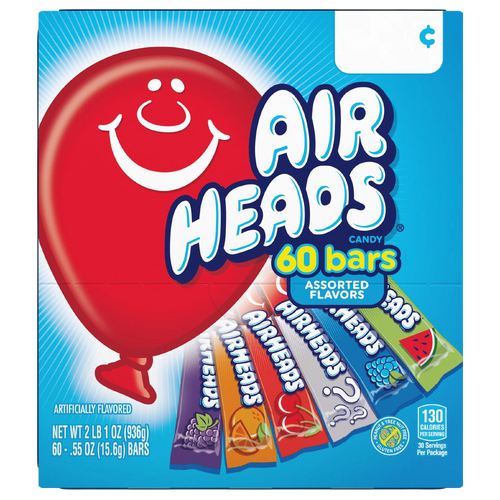 USA Airheads Assorted Bars 15.6g x 60