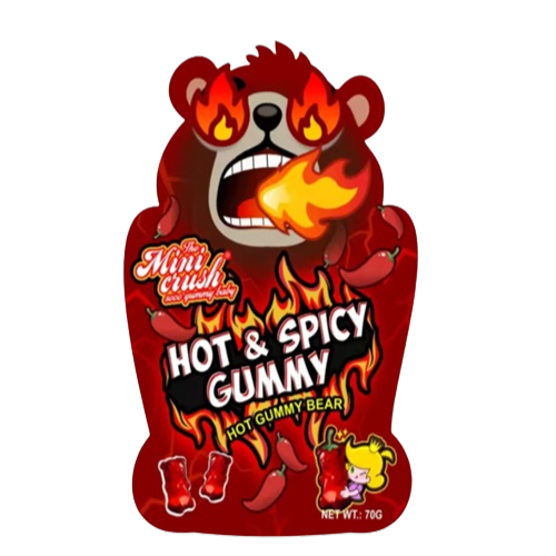 USA Big Bang Hot & Spicy Gummy 70g x 24