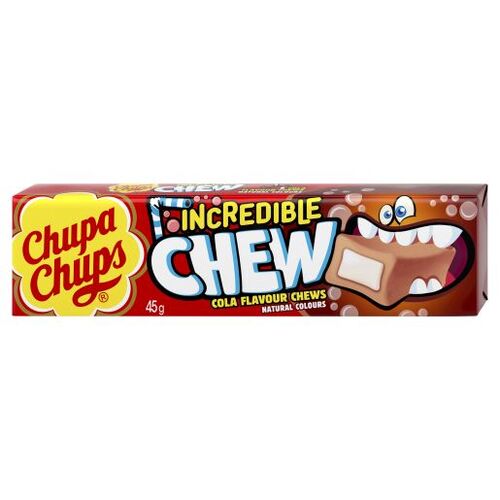 Chupa Chups Incredible Chew Cola 45g x 20