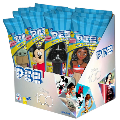 USA PEZ Disney 100 Assorment 87g x 12