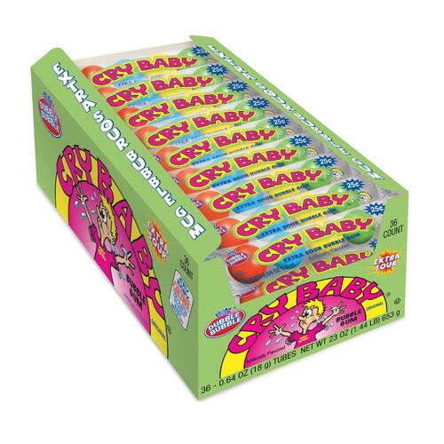 USA Dubble Bubble Cry Baby Gum 18g x 36