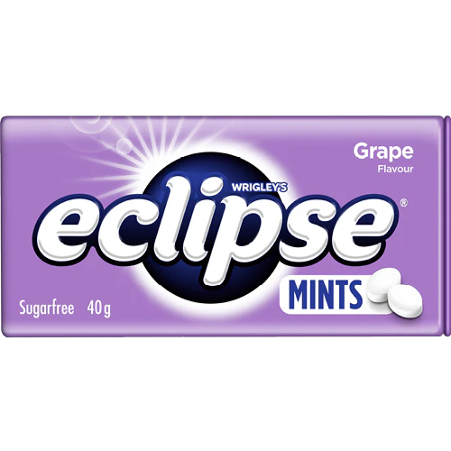 Eclipse Mint Grape Sugar Free  40g x 12