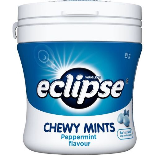 Eclipse Peppermint Chew Mints  93g x 6