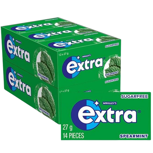 Extra Spearmint Envelope Pack Single  27g x 24