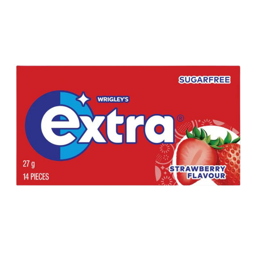 Extra Strawberry  Envelope Pack Single  27g x 24