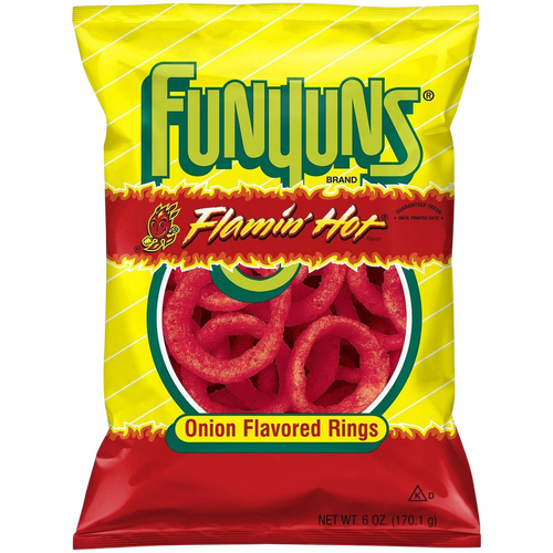 USA Frito Lay Funyuns Flamin Hot 163g x 8