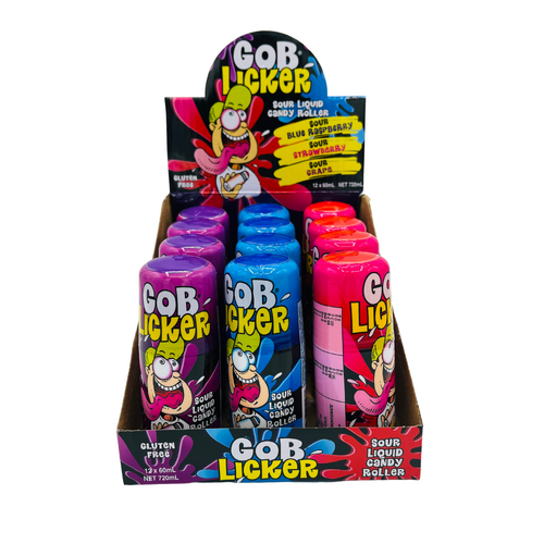 Gob Licker - Sour Liqid Candy Roller 60ML x 12