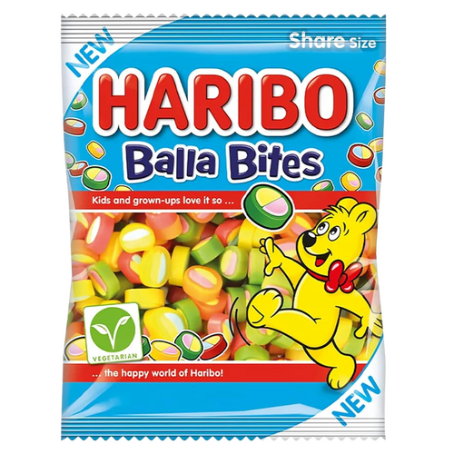 Haribo Balla Bites 140g x 12