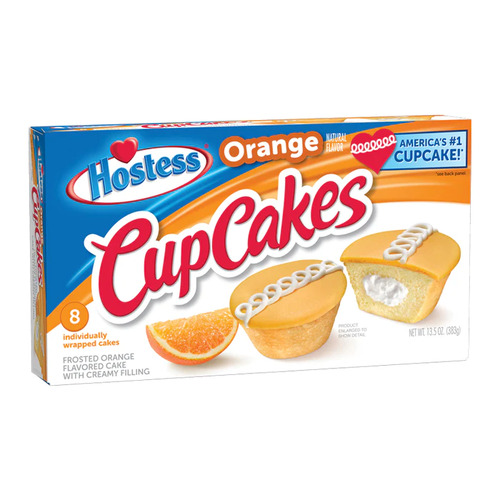 USA Hostess Orange Cup Cakes 382g