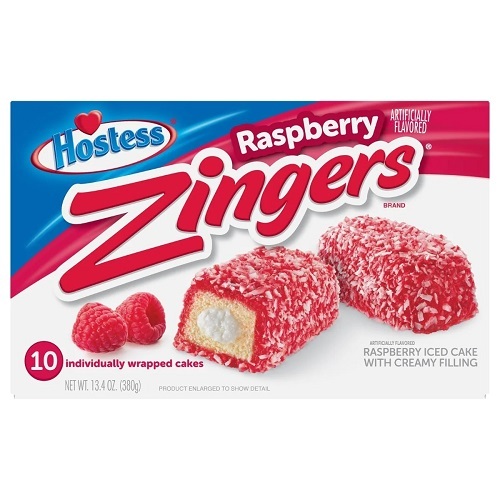 USA Hostess Zingers Raspberry 380g 