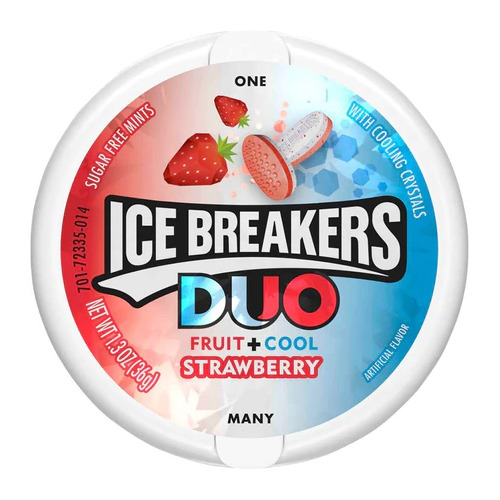 USA Ice Breakers Duo Strawberry 36g x 8