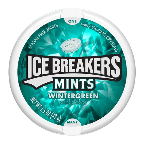 USA Ice Breakers Mints Wintergreen 42g x 8