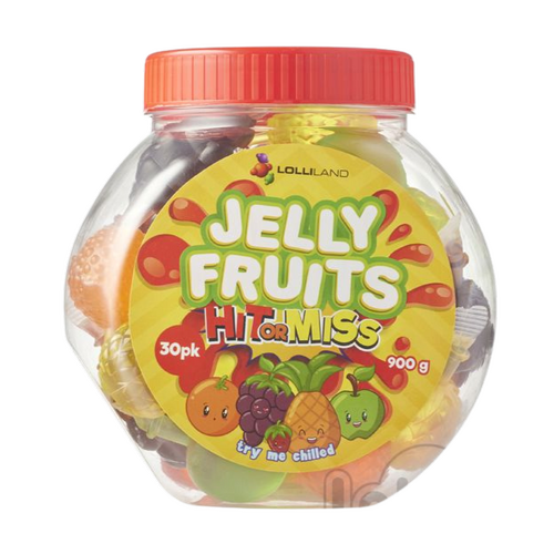 Jelly Fruits Jar Hot or Miss 900g