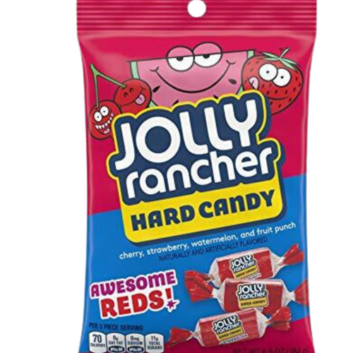 USA Jolly Rancher Peg Bag Hard Candy Awesome Reds 184g x 12