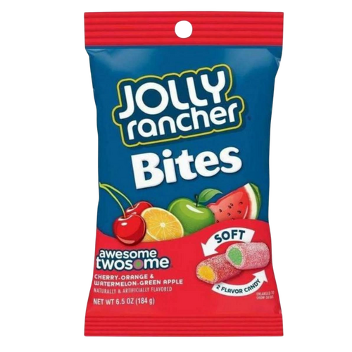 USA Jolly Rancher Peg Bag Awesome Twosome Bites 184g x 12