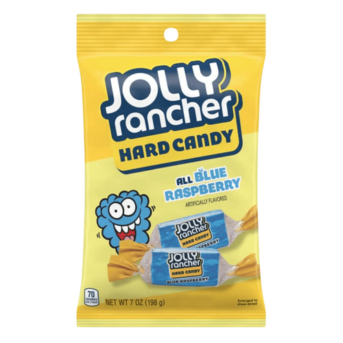 USA Jolly Rancher Peg Bag Hard Candy Blue Raspberry 198g x 12