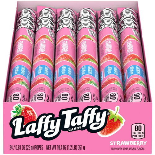 USA Laffy Taffy Ropes Strawberry 23g x 24