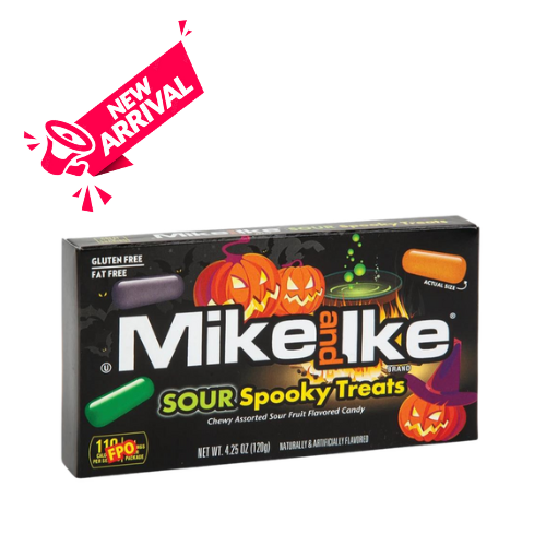 USA Mike and Ike Sour Spooky Treats 120g x 12