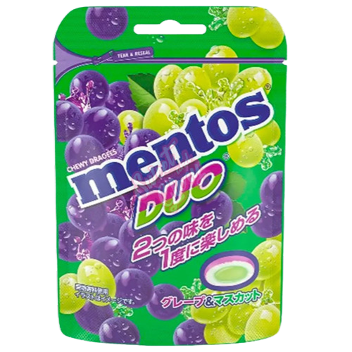 Japanese Mentos Duo Grape & Mucat x 10