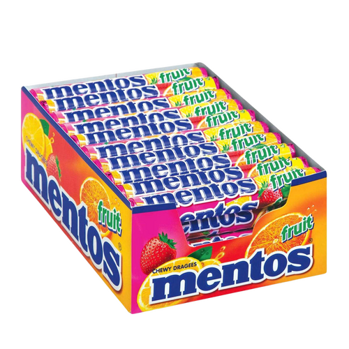 Mentos Fruit 40 Roll x 37.5g