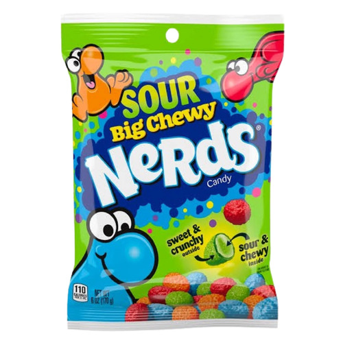 USA Nerds Big Chewy Sour 170g x 12