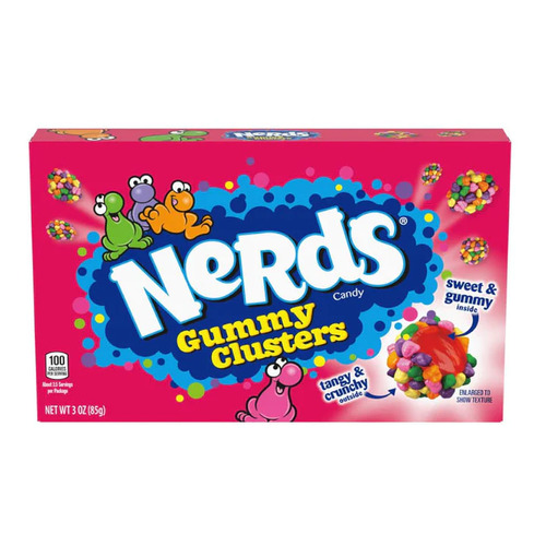 USA Nerds Gummy Clusters Box 85g x 12