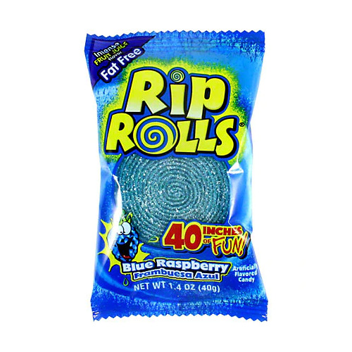 USA Rip Rolls Blue Raspberry 40g x 24