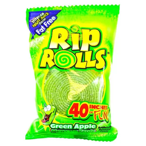 USA Rip Rolls Green Apple 40g x 24