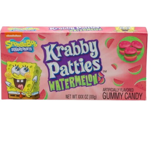 USA Sponge Bob Krabby Patties Watermelon 72g x 12