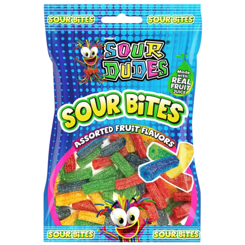 Sour Dudes Sour Bites Asstd 127g x 12