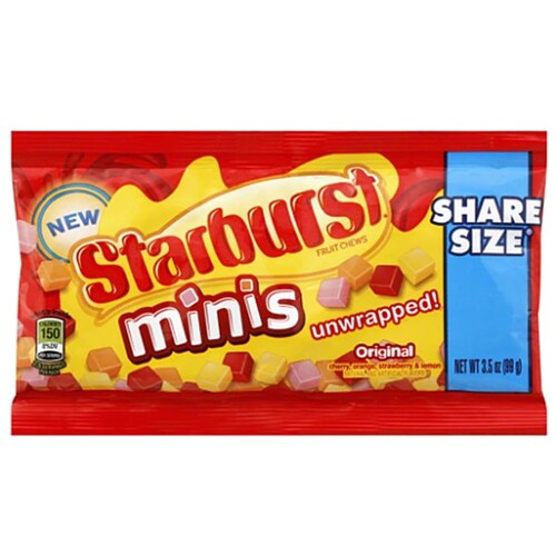 USA Starburst Minis Share Size 99g x 15