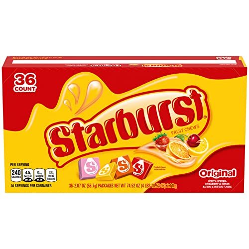 USA Starburst Original Fruits Chews 58.7g x 36