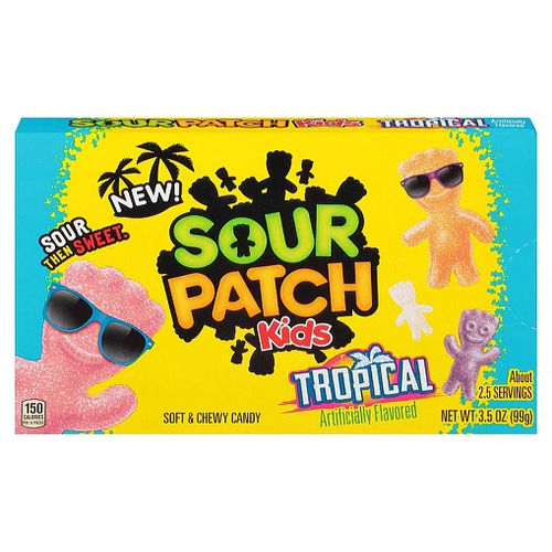 USA Sour Patch Kids Tropical 99g x 12