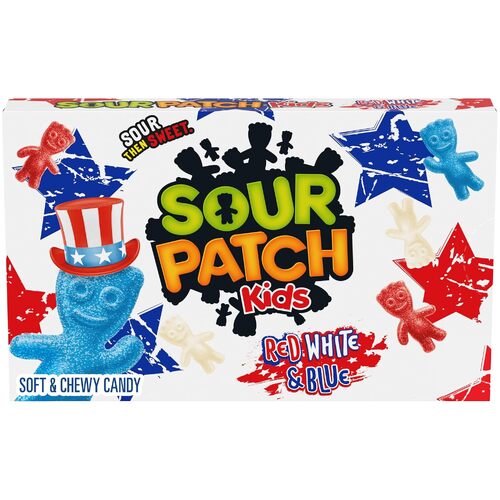 USA Sour Patch Red White & Blue Box 99g x  12