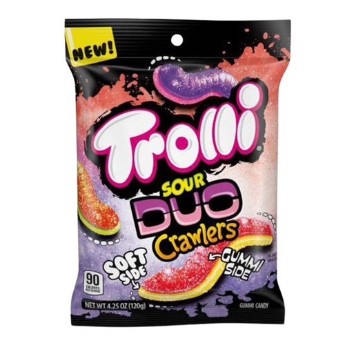 USA Trolli Peg Bag Duo Crawlers 120g x 12