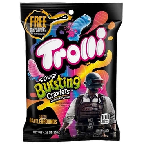 USA Trolli Sour Bursting Crawlers 120g x 12