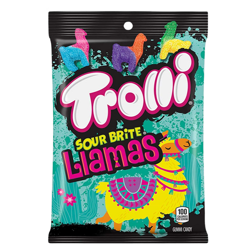 USA Trolli Sour Brite Tropical Llamas 120g x 12