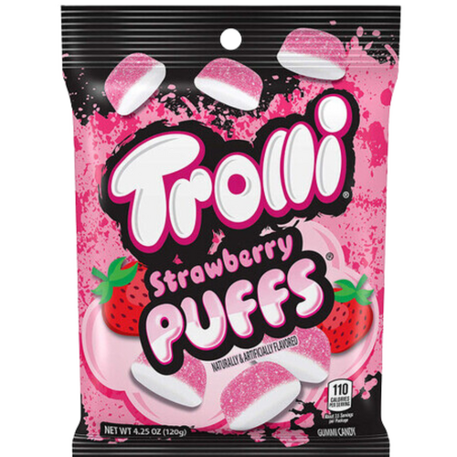 USA Trolli Strawberry Puffs 120g x 12